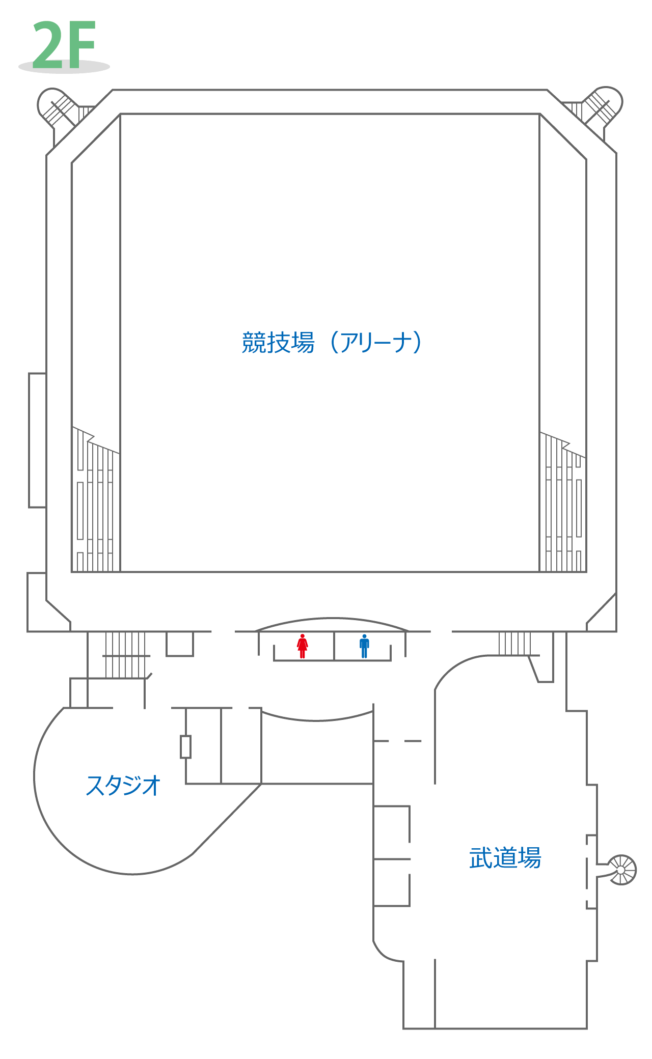 館内マップ　2階