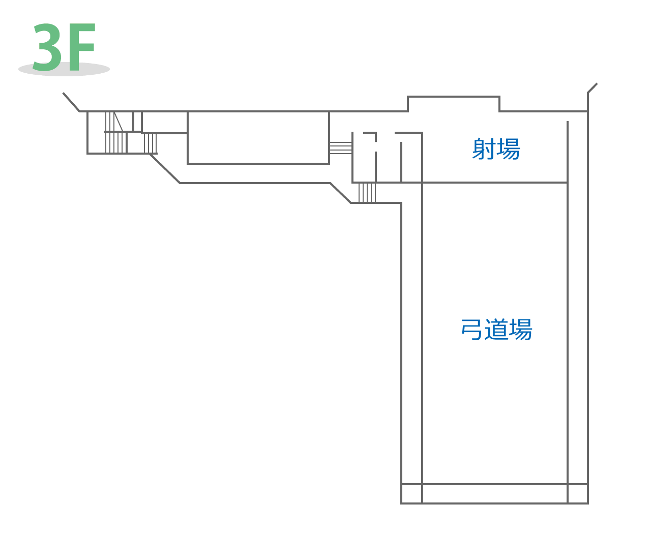 館内マップ　屋上